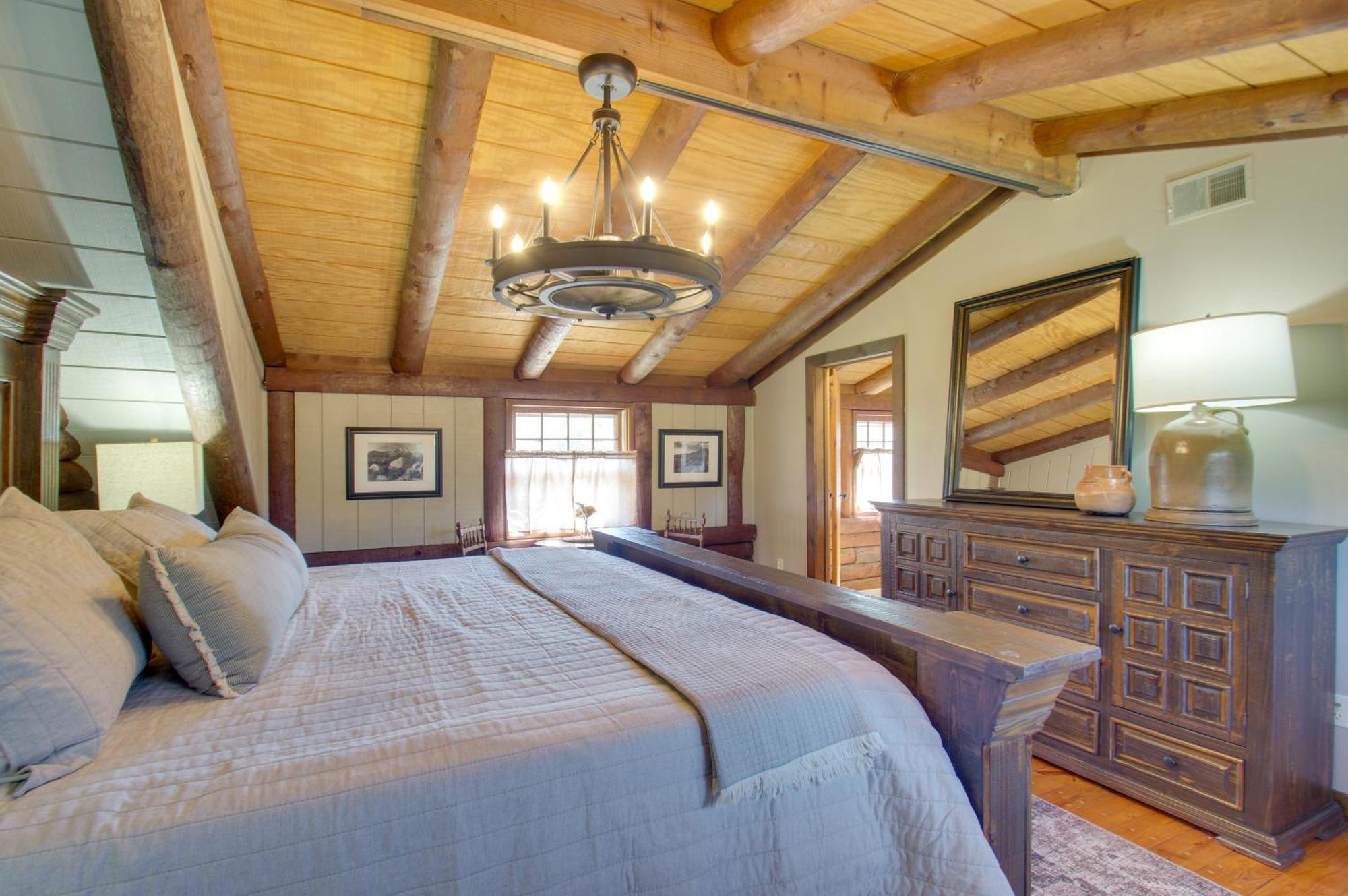 Cozy Log Cabin Getaway With Fire Pit And 3 Acres! Ruckersville Esterno foto